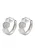 faina Oorbellen  zilver / transparant