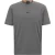 Boss Oversized T-shirt voor heren met Tchup-logo (Donkergrijs)