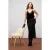 Oltre Lace Pencil Skirt Black