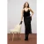 Oltre Lace Pencil Skirt Black