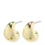 PILGRIM gold plated oorbellen Alexane goudkleurig