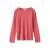 Wheat rechtvallende longsleeve – koraalrood