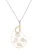 Orphelia ‘Lana’ Dames 925 Sterling Zilveren Ketting met Hanger – Zilver/Rosé ZK-7164