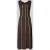 Christian Berg Woman Selection midi-jurk van viscosemix met vierkante hals