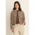 Expresso geruit bomberjack – beige/bruin