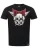 Tapout Shirt ‘Hamlines’  donkerrood / zwart / wit