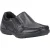 Hush Puppies Morgan Leer Jongens Zwarte Loafers