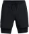 UNDER ARMOUR Sportbroek ‘Launch’  zwart / wit