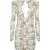 Long-Sleeved Mini Dress Tassels