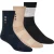 Scotch & Soda 3pk Womens 1/2 Terry Crew Socks Assorted
