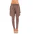 Bruine Jersey Harem Stijl Broek met Zakken