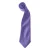 Premier Kleuren Heren Satin Clip Tie (Pakket van 2) (Paars)