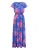 HotSquash Zomerjurk  blauw / pink / rosa / zwart / wit
