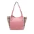 Geverifieerde Kleine Leren En Huischeck Canvas Canterbury Tote