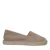 Manfield suède espadrilles taupe
