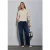 Street One Dames Overhemdblouse met borstzakken in Beige