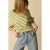 Sissy-Boy katoenen gestreepte sweater – lichtgeel