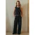 MANGO TEEN mouwloze top met krijtstreep – grijs