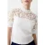 French Connection Crochet Mix Knit White