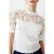 French Connection Crochet Mix Knit White