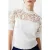 French Connection Crochet Mix Knit White