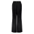 gardeur wide leg broek met wol – zwart