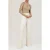 Reiss Metallic Long Sleeve Gold