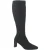 La Strada 2404538-4500 black/silver knitted dames laarzen gekleed