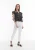 usha blouse met korte mouwen
