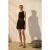 TRENDYOLMİLLA Dames Zwart Effen Kort / Mini Mouwloos Casual A-lijn Jurken