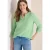 Cecil Dames 3/4-mouwen blouse van mousseline in Groen