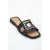 MILLIE Leer Gesp Slide (Women)