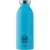 24Bottles Drinkfles ‘Clima  500 ml’  lichtblauw / zwart