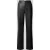 REVIEW Straight fit broek in leerlook