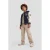 Me & My Monkey baseball jacket met tekst – donkerblauw/wit