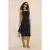 TRENDYOLMİLLA Dames Zwart Effen Midi Mouwloos Zakelijk Bodycon Jurken