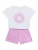 CONVERSE Set  orchidee / wit