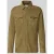 Profuomo Slim fit overhemdjack van echt geitenleer, model ‘Overshirt’