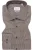 ETERNA Overhemd beige/bruin, Gestructureerd