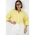 Oversized Gestreepte Cropped Shirt met Knoopsluiting