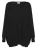 DEHA Oversized trui  zwart
