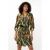 EsQualo Dress Twisted Slve Universe Lightning Print