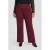 GREAT LOOKS wide leg pintuck-detail bordeaux
