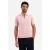 No Excess regular polo fijn gebreid roze