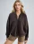 Busem Sweatvest  donkerbruin