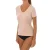 FRESH T-shirt met korte mouwen V-hals lichtgewicht stof 1045207 vrouw