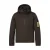 District gewatteerde winterjas – dark brown