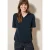 Cecil Dames Trui met capuchon en structuur in Blauw