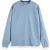 Scotch & Soda 3 Crosses Garment-dyed Sweatshirt Faded Denim