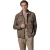Overshirt Profuomo bruin leer dubbele borstzak